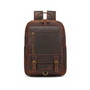 MOCHILA CAFÉ HOMBRE DE CUERO COLLEGE