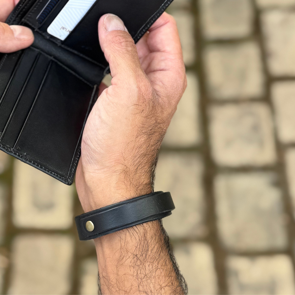 PULSERA DE CUERO HOMBRE NOMAD