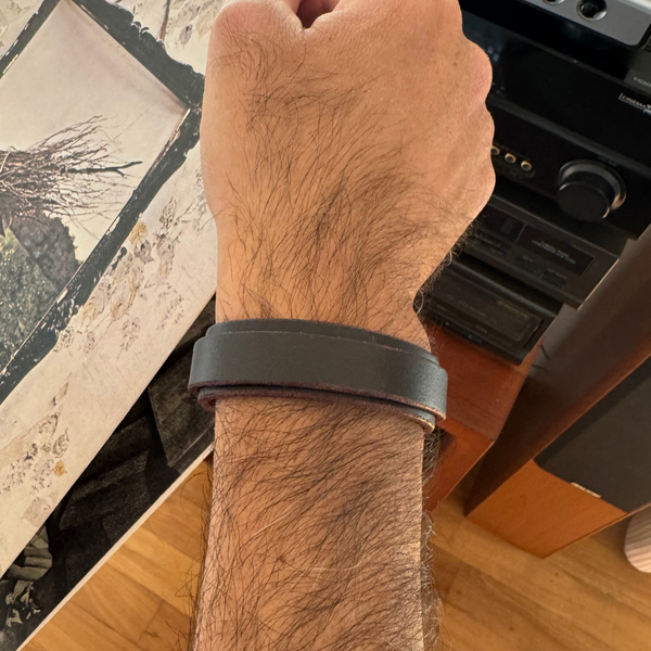PULSERA DE CUERO HOMBRE NOMAD