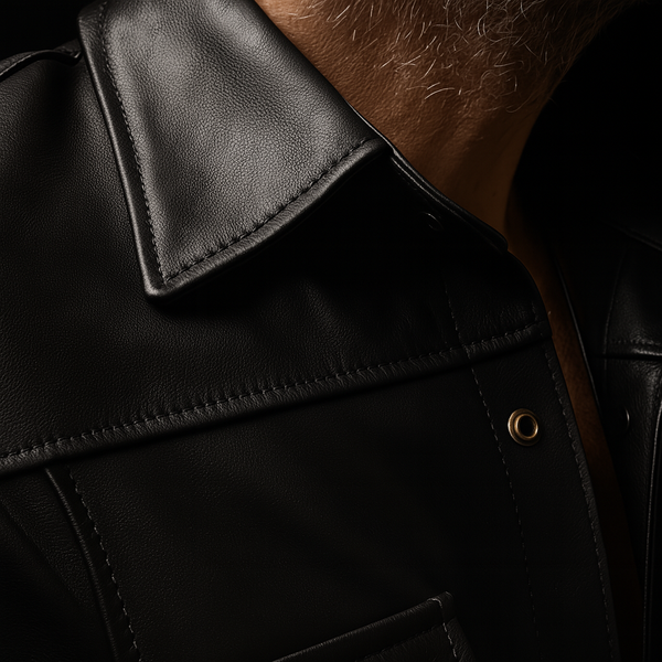 SOBRECAMISA DE CUERO