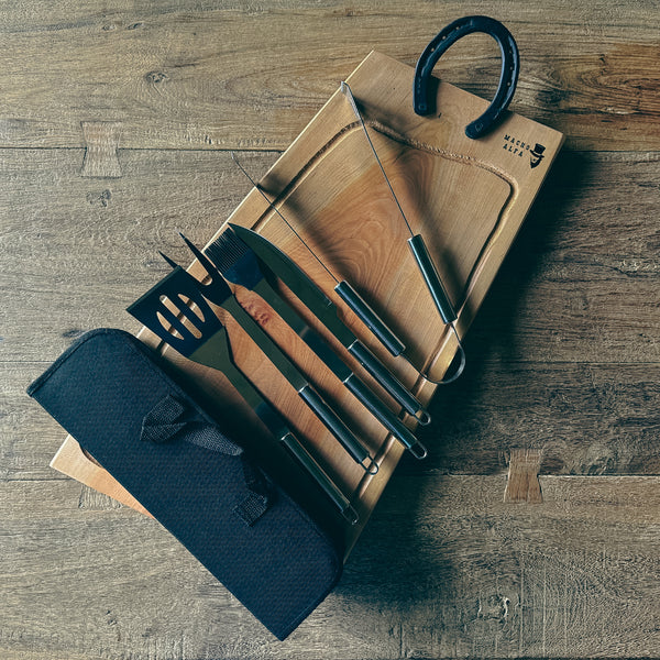 PACK UTENSILIOS PARRILLEROS