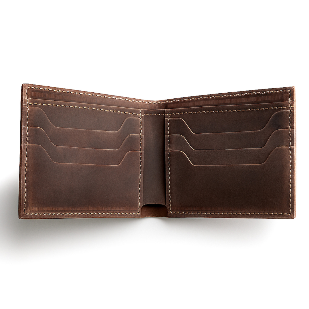 BILLETERA DE CUERO RUSTIC