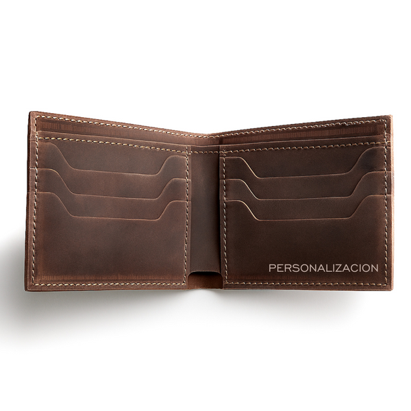 BILLETERA DE CUERO RUSTIC