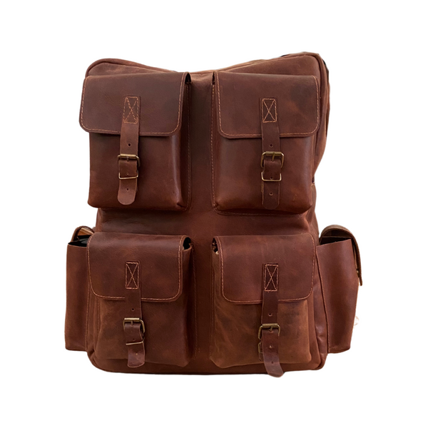 MOCHILA DE CUERO EXPLORER