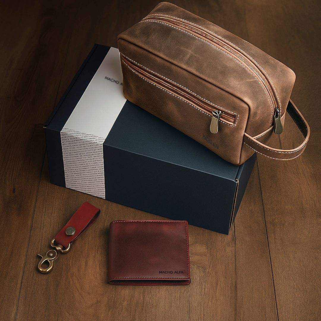 BOX NECESER SKIN + BILLETERA URBAN + PORTALLAVES