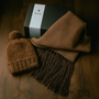 BOX BUFANDA LANA ALPACA + GORRO LANA