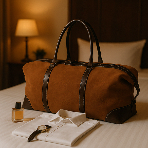 BOLSO DE VIAJE DE CUERO PARA HOMBRES JOURNEY