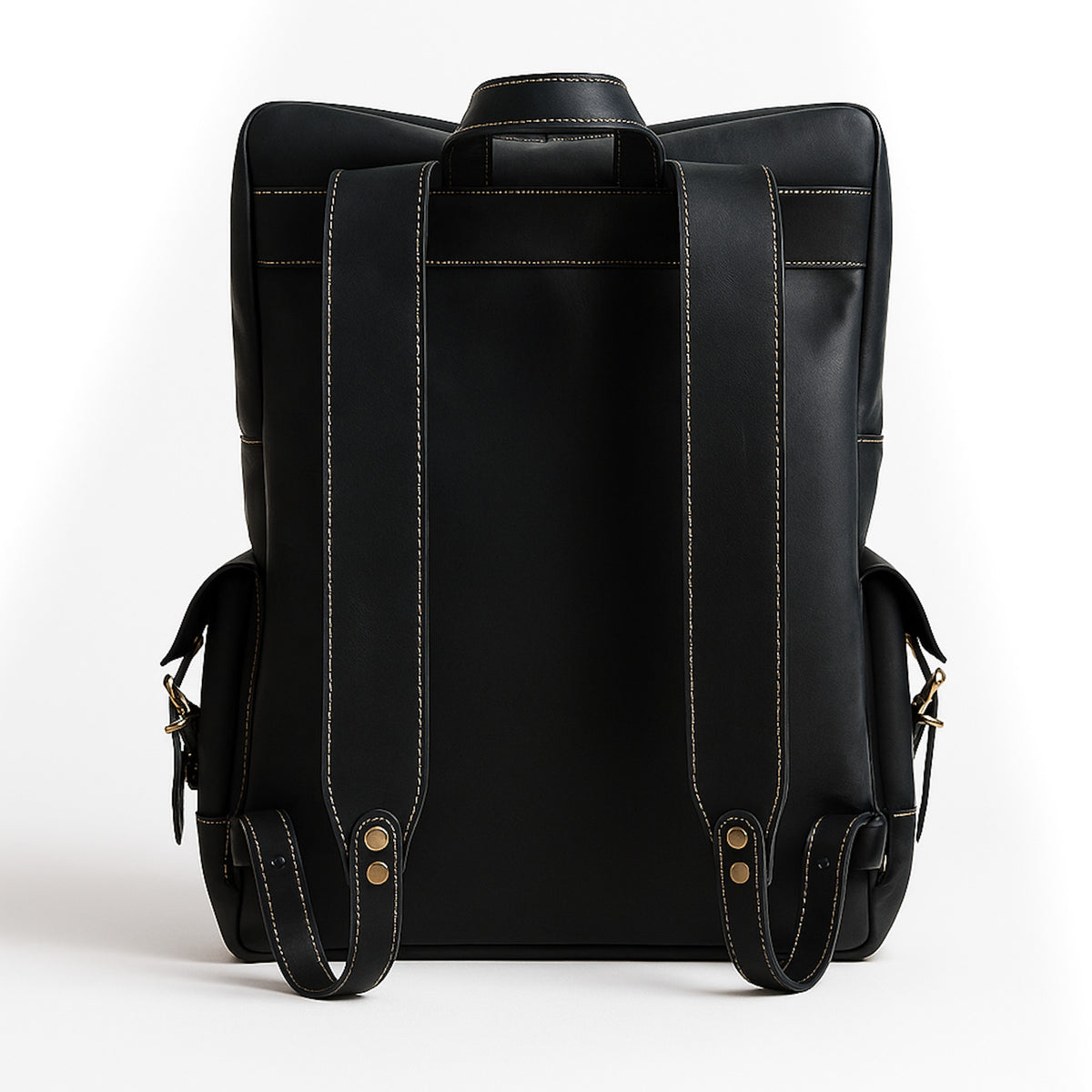 MOCHILA NEGRA CUERO EXPEDITION