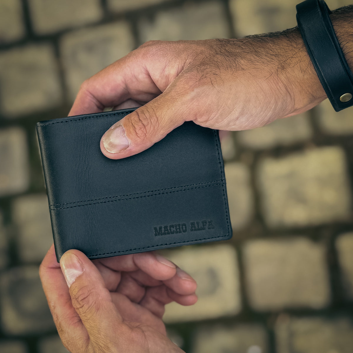 BILLETERA DE CUERO HOMBRE URBAN