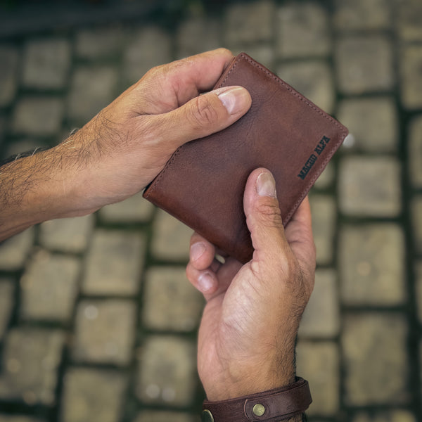 BILLETERA DE CUERO HOMBRE URBAN