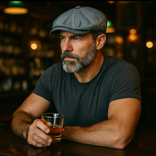 BOINA VINTAGE SHELBY DE ALGODÓN