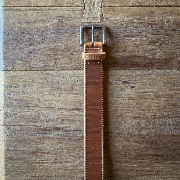 CINTURÓN CUERO CAFÉ SPORT SAND