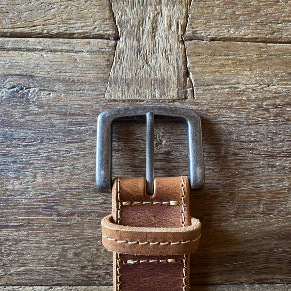 CINTURÓN CUERO CAFÉ SPORT SAND