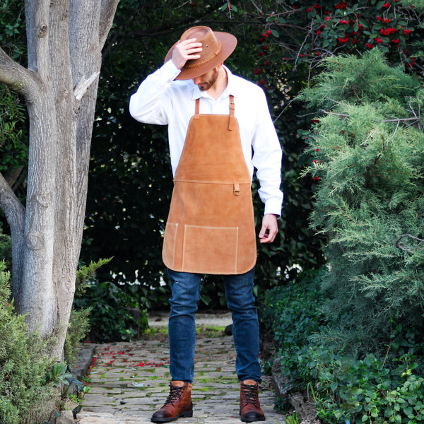 PECHERA ASADOR CUERO RENO