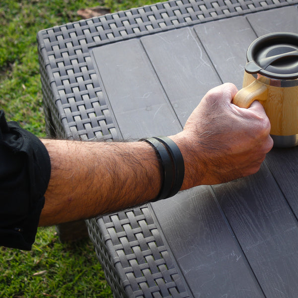 PULSERAS DE CUERO HOMBRE TITAN