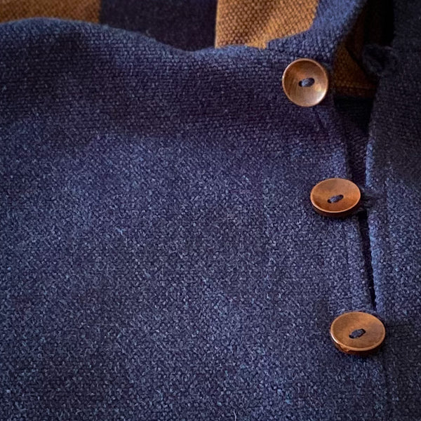 PONCHO ALPACA JEANS-CAFÉ