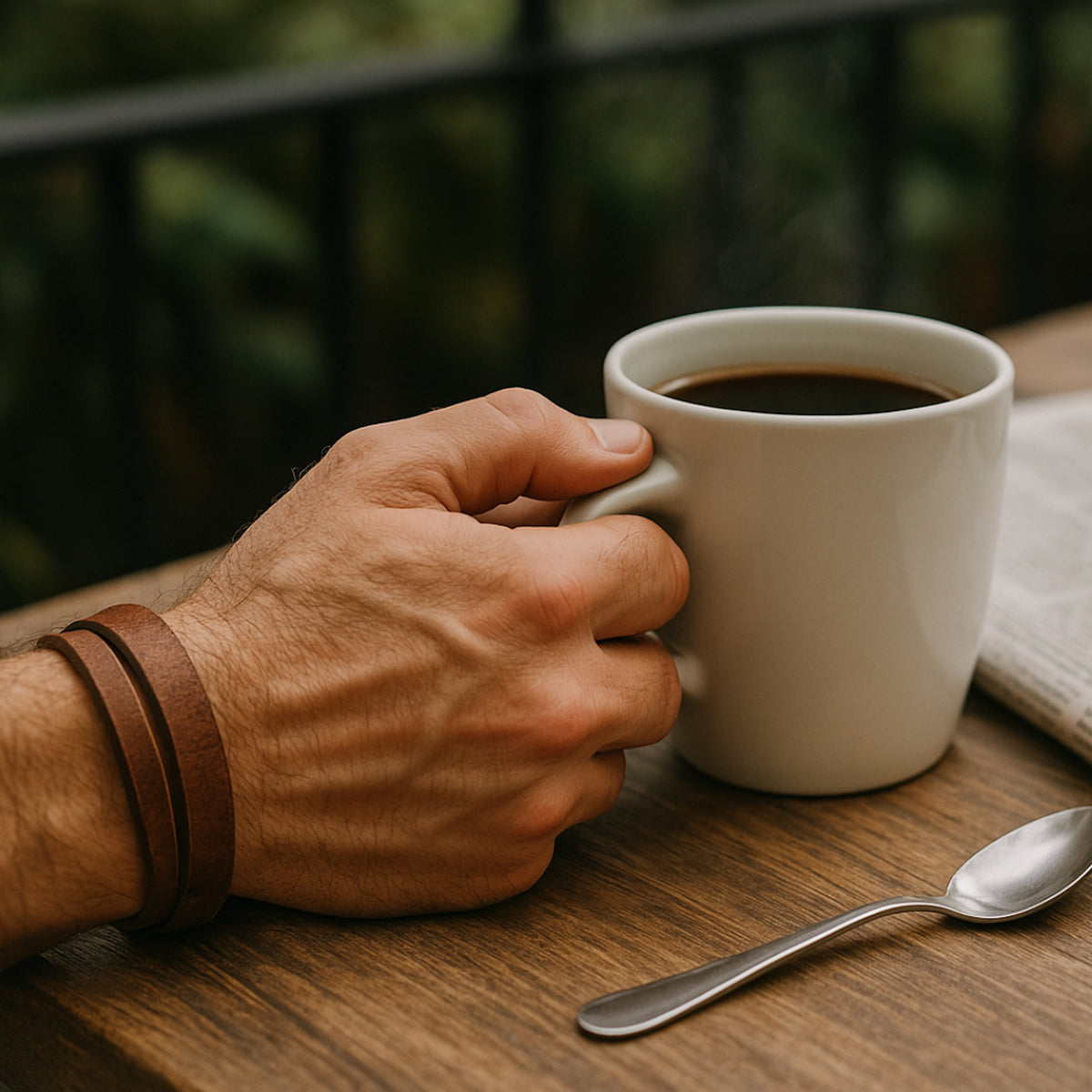 PULSERAS DE CUERO HOMBRE TITAN
