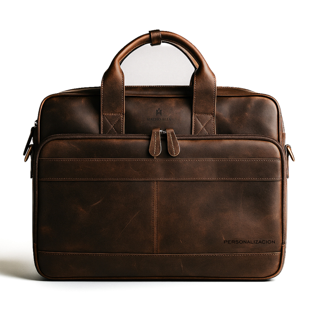 MALETÍN DE CUERO HOMBRE OXFORD