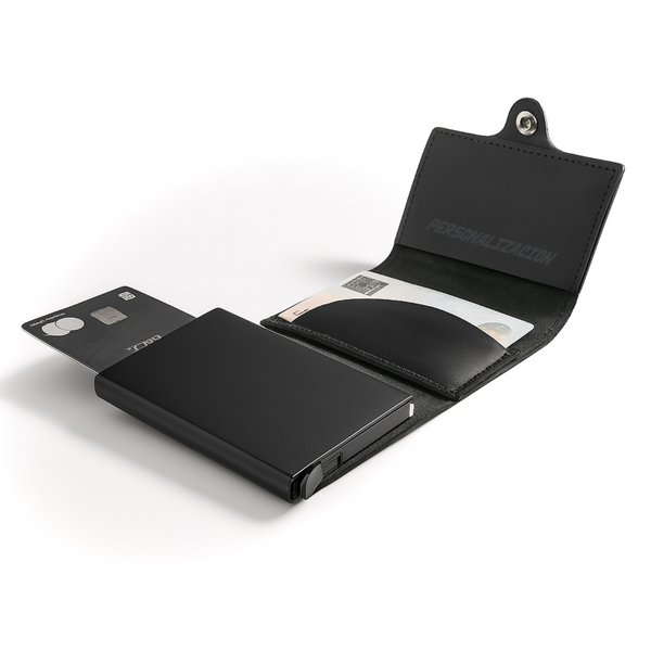 TARJETERO DE CUERO PROTECT COMPACTO
