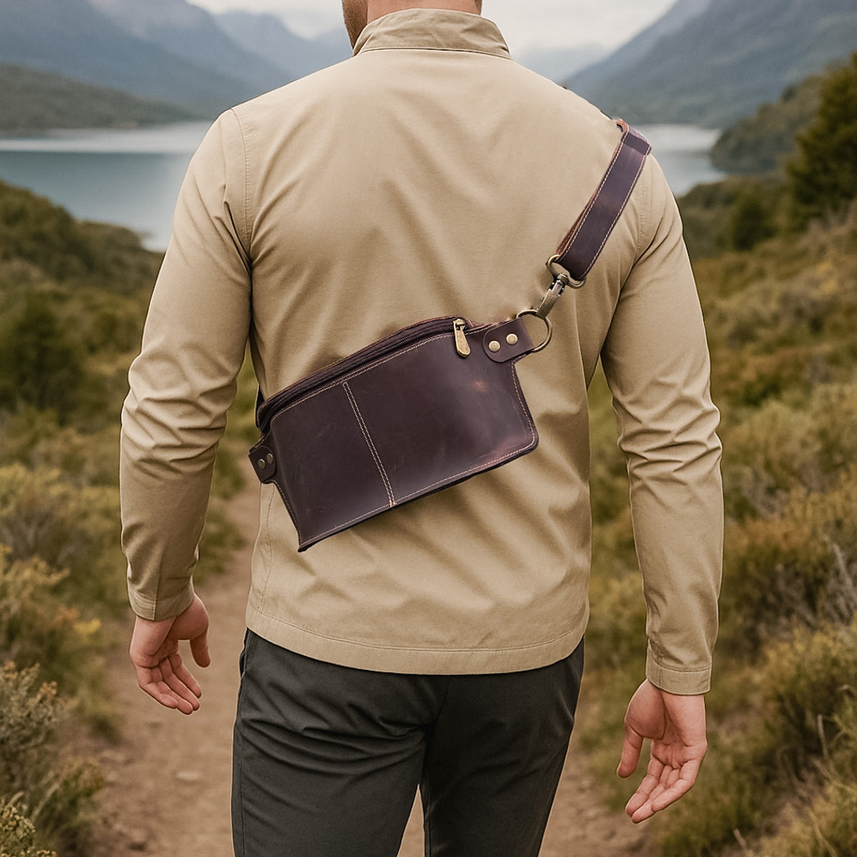 BANANO DE CUERO HOMBRE IRISH