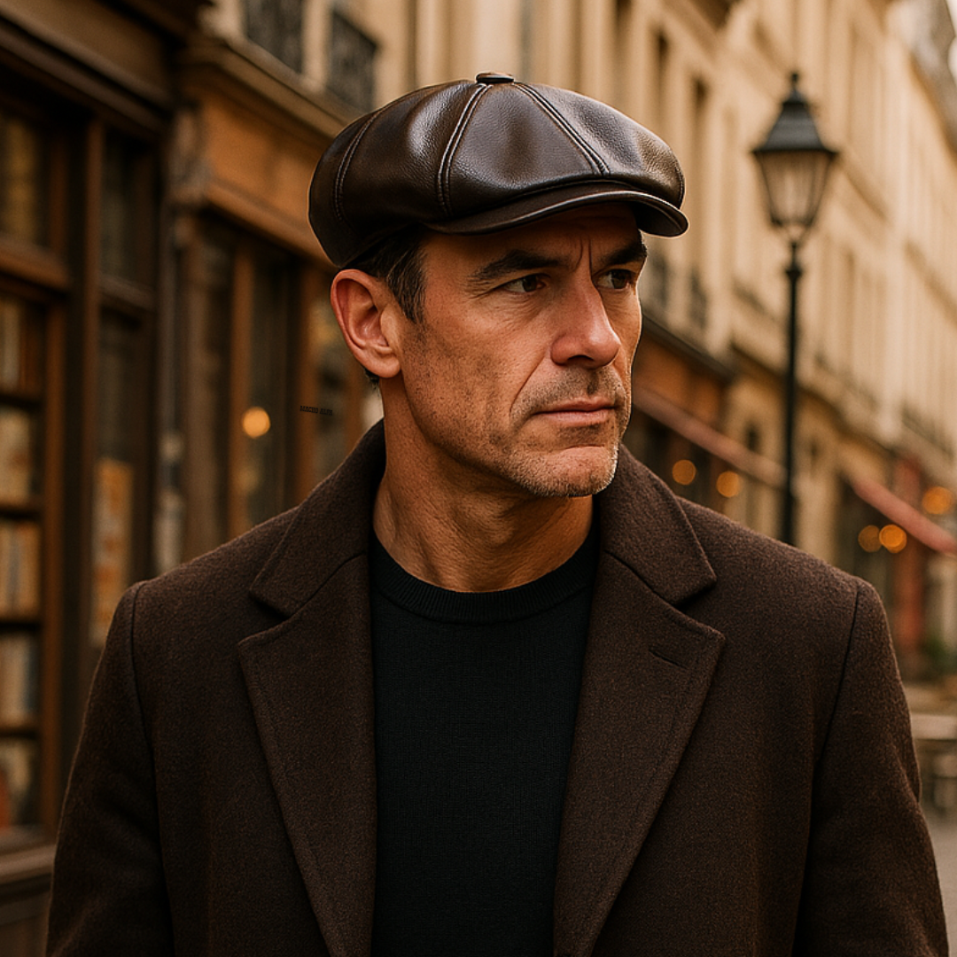 BOINA DE CUERO BIRMINGHAM VINTAGE