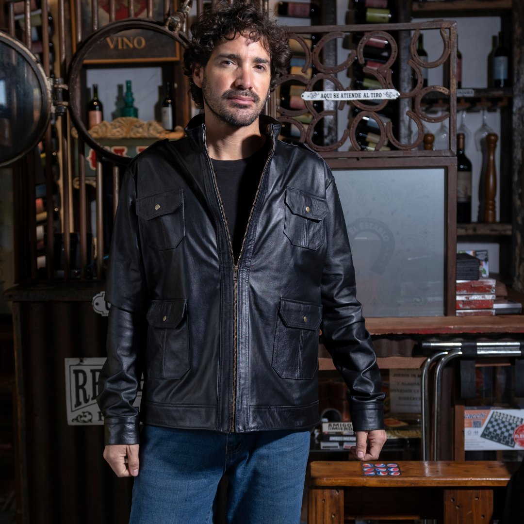 CHAQUETA DE CUERO JAMES