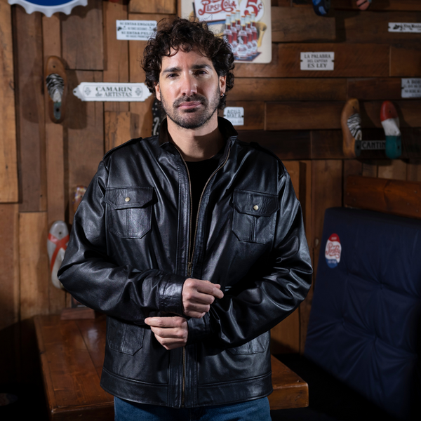 CHAQUETA DE CUERO JAMES