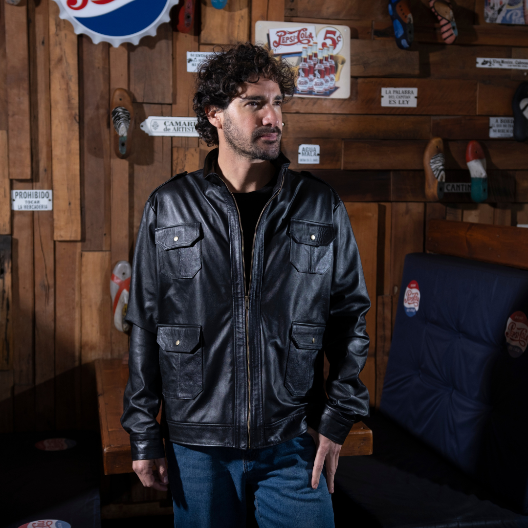 CHAQUETA DE CUERO JAMES