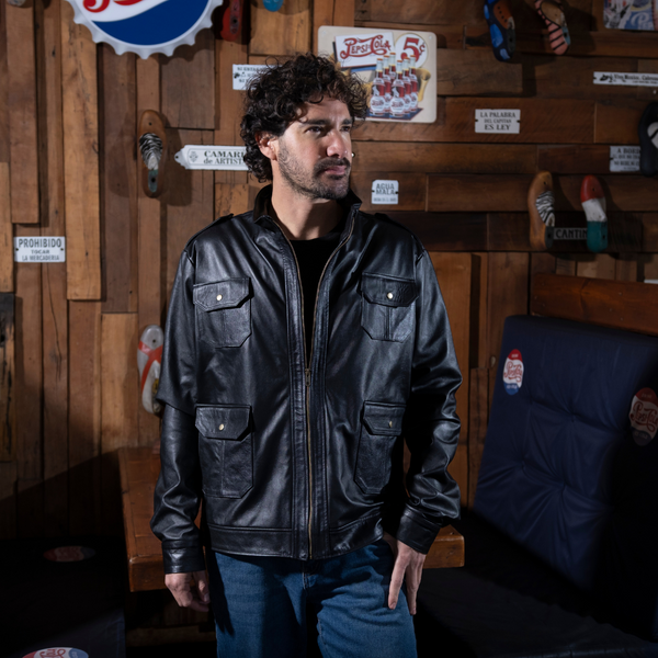 CHAQUETA DE CUERO JAMES