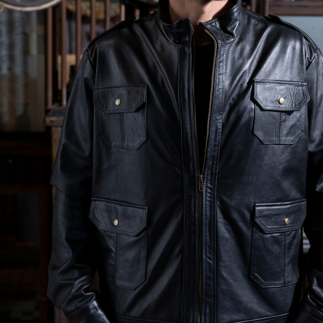 CHAQUETA DE CUERO JAMES