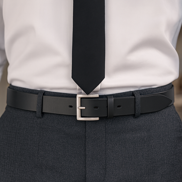 CINTURONES DE CUERO NEGRO SBELT