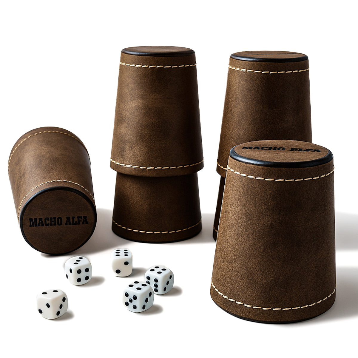 PACK PECHERA DE CUERO + PORTACUCHILLOS PREMIUM + TABLA DE MADERA + GARRAS DE ACERO + JUEGO DE 6 CACHOS