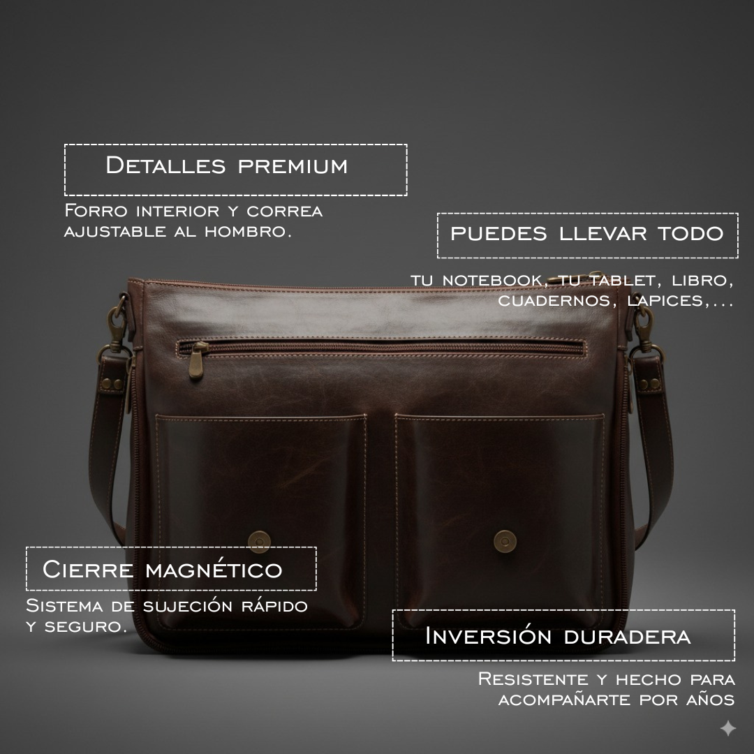 MALETIN DE CUERO EXECUTIVE