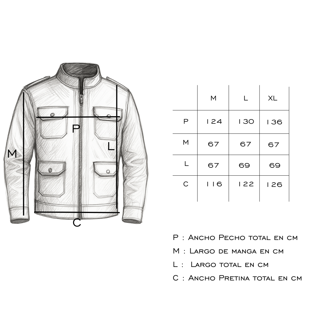 CHAQUETA DE CUERO JAMES