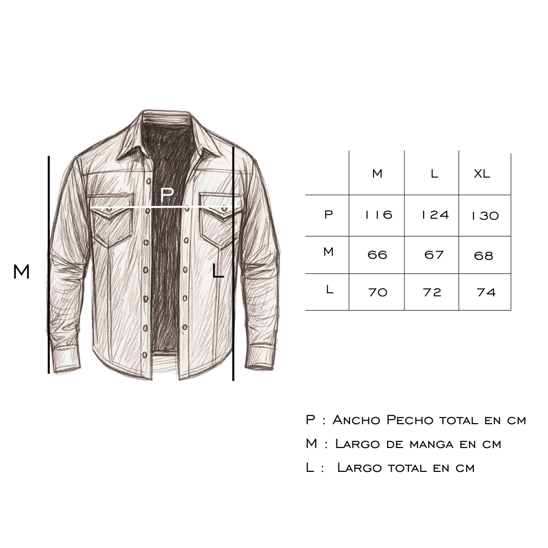 SOBRECAMISA DE CUERO