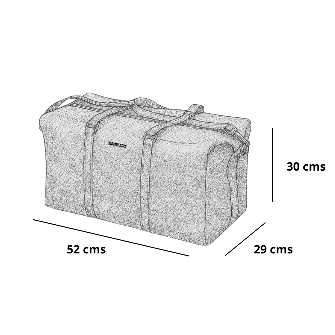 BOLSO DE CUERO NEGRO DE VIAJE VENTURE + Tarjetero Protect Antiscan de REGALO + envío GRATIS para la RM