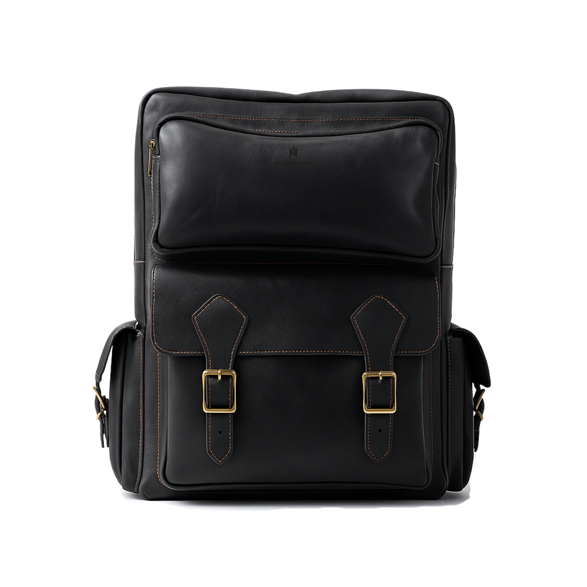 MOCHILA NEGRA CUERO EXPEDITION