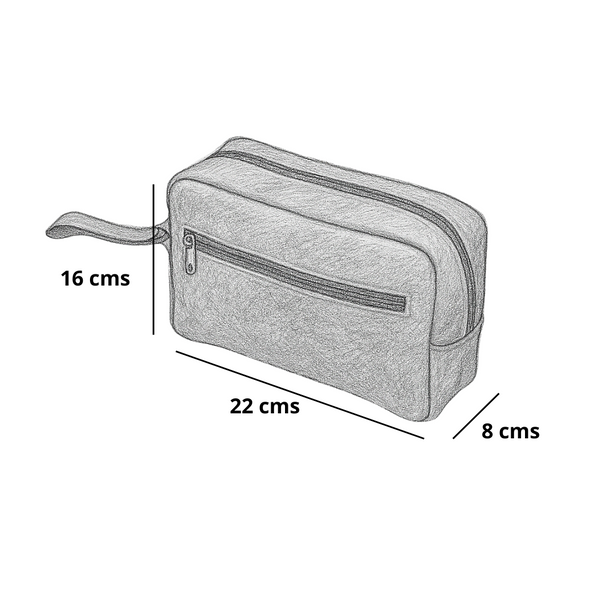 NECESER DE CUERO ADVENTURE BLACK