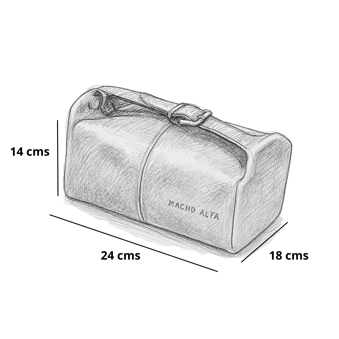 NECESER CUERO TRAVESÍA ARTESANAL