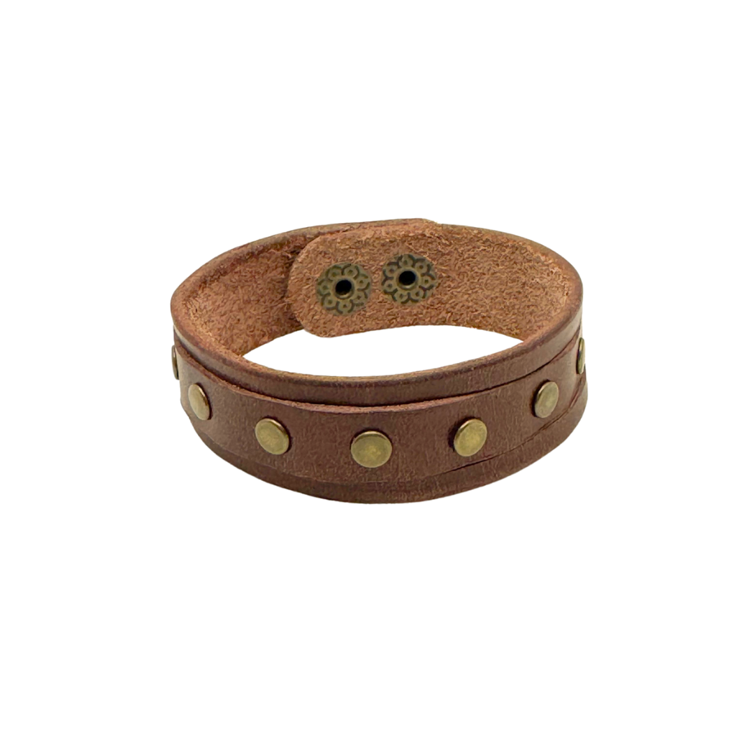 PULSERA DE CUERO HOMBRE ODIN