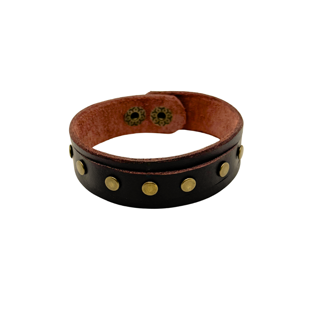 PULSERA DE CUERO HOMBRE ODIN