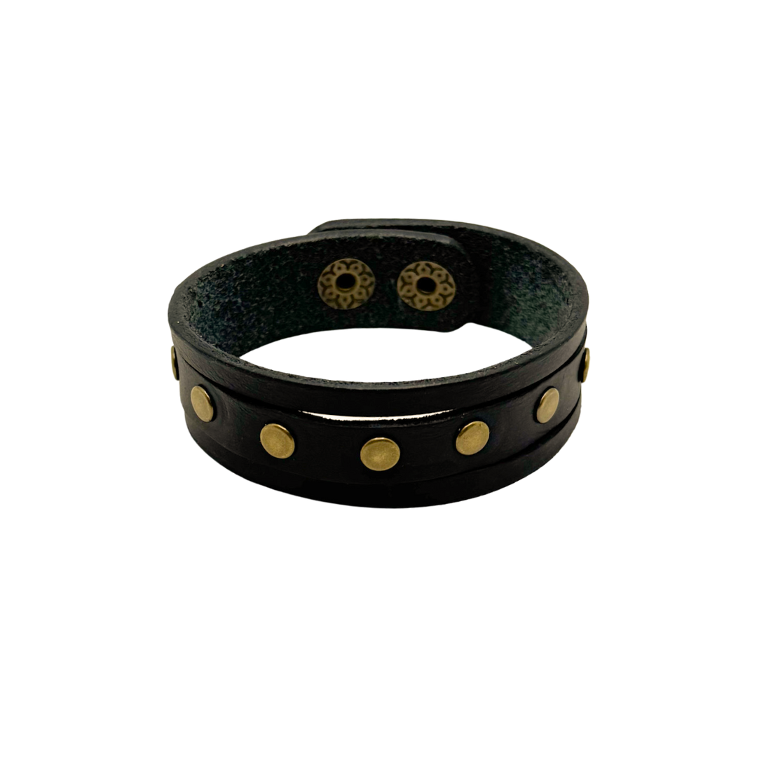 PULSERA DE CUERO HOMBRE ODIN