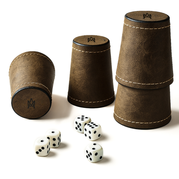 CACHOS DE CUERO ARTESANALES (JUEGO DE 4)