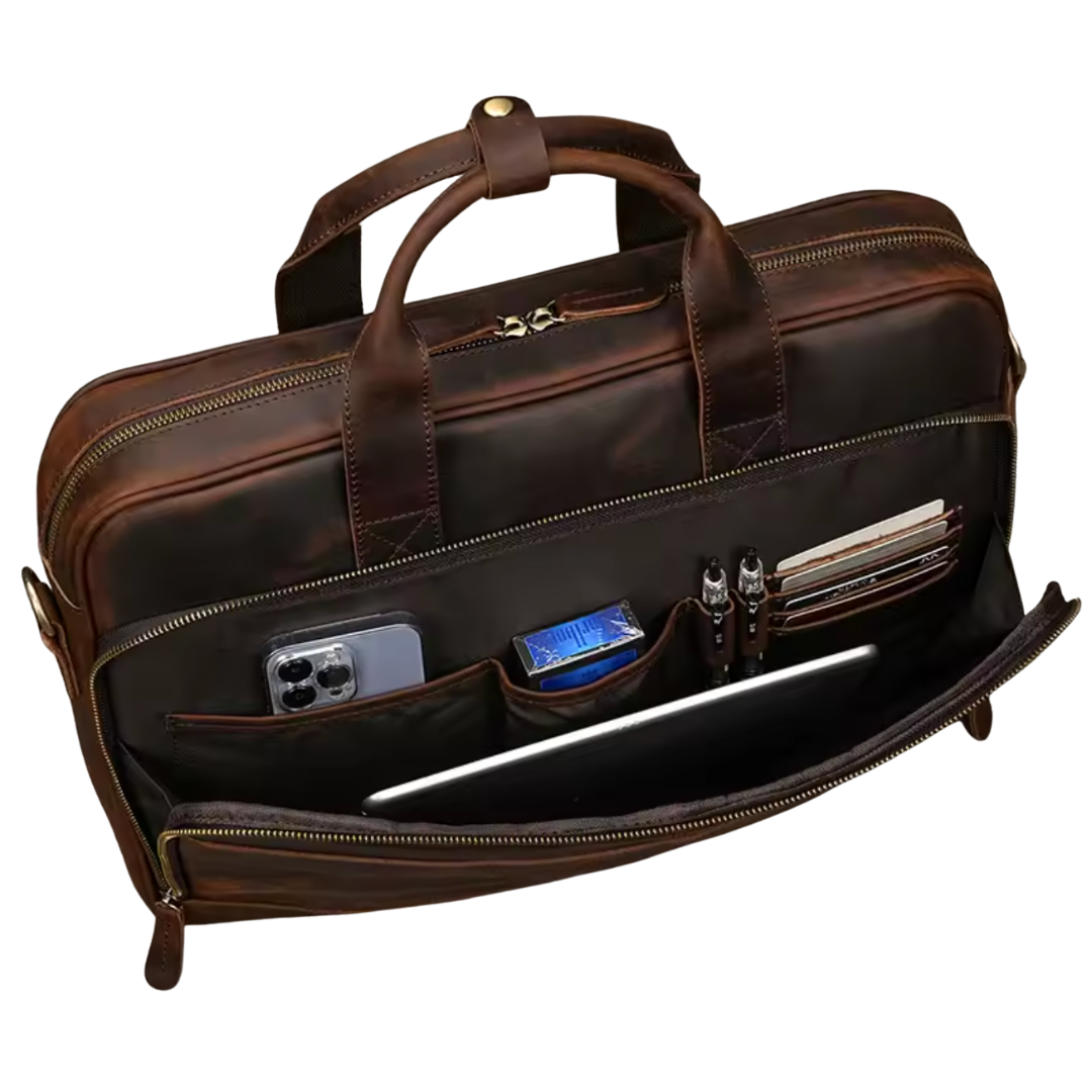 MALETÍN DE CUERO HOMBRE OXFORD