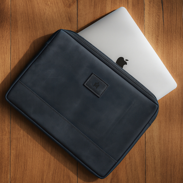 PORTA NOTEBOOK DE CUERO ACOLCHADO