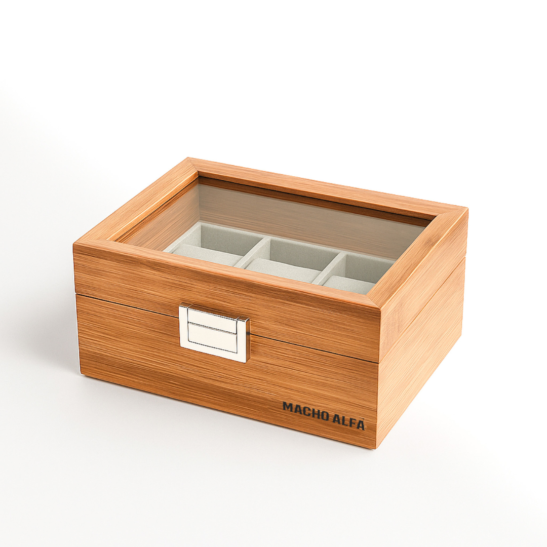 ESTUCHE PORTA RELOJES PARA 3 PIEZAS