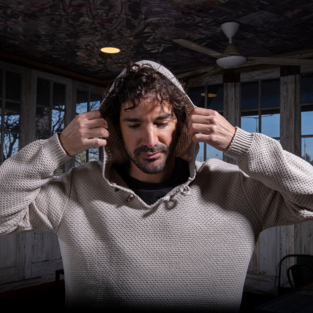 CHALECO DE LANA NATURAL SKYE BONE