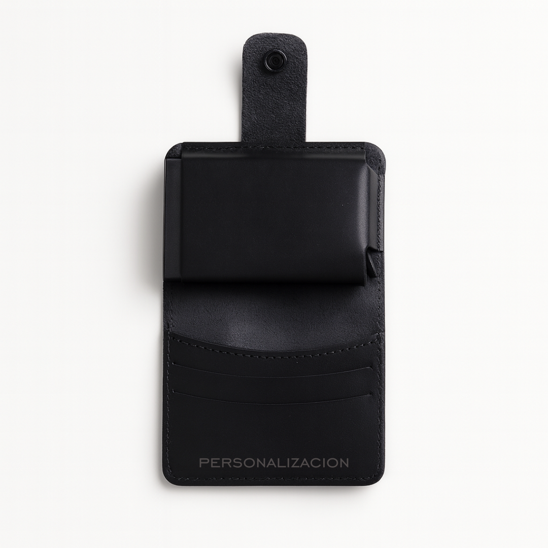 TARJETERO DE CUERO PROTECT ANTISCAN