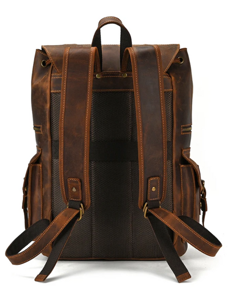 MOCHILA DE CUERO GENUINO PREMIUM MONTANA