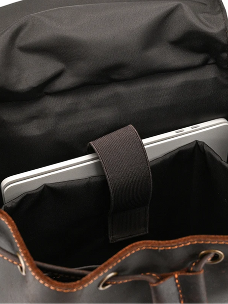 MOCHILA DE CUERO GENUINO PREMIUM MONTANA